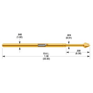 ECT Probe POGO-1I35-4-S  (Stalen Plunjer)